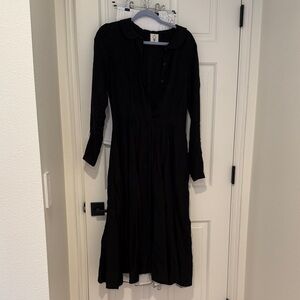 Son de flor classic dress in black, size S
